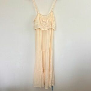 NWT Women’s Cream Maxi Dress SZ L